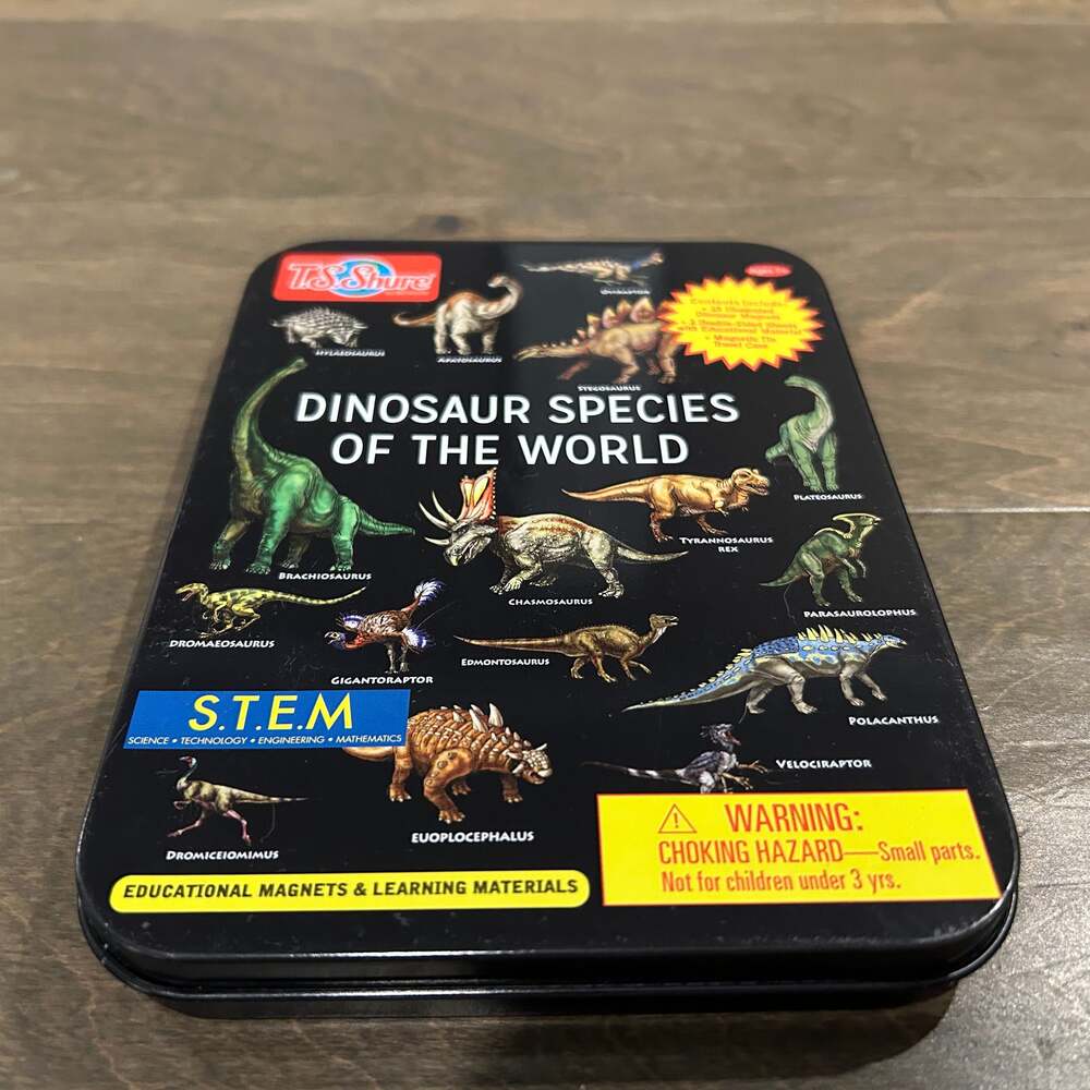 T.S. Shure Dinosaur Species of‎ the World Magnet Set